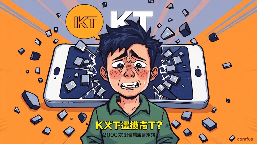 KT 해킹 피해, 보상 받으세요! (cartoon 스타일)