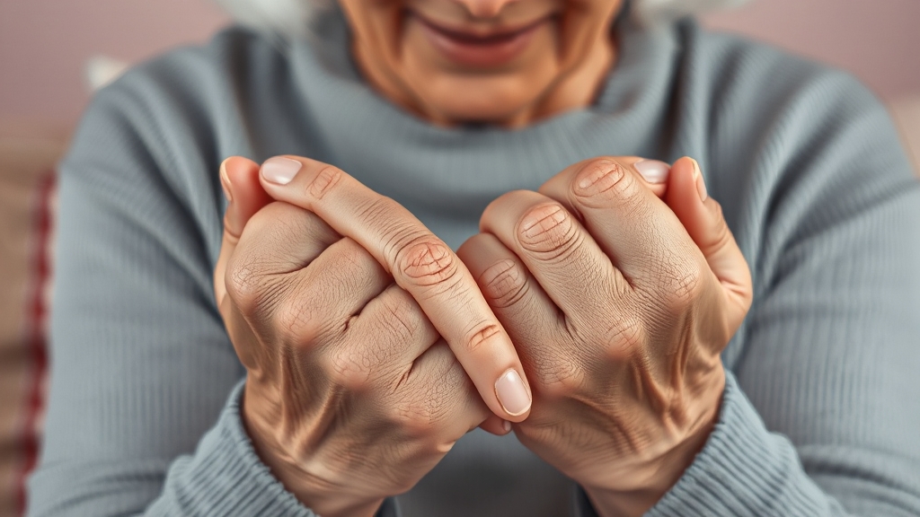 갱년기 관절통, 생활 습관으로 완화! (realistic 스타일)