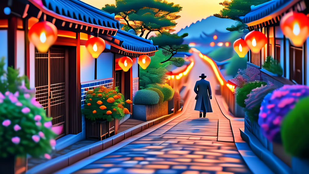 역사가 숨 쉬는 골목길, 낭만이 흐르는 강경: 군산 & 강경 뚜벅이 여행 (realistic 스타일)