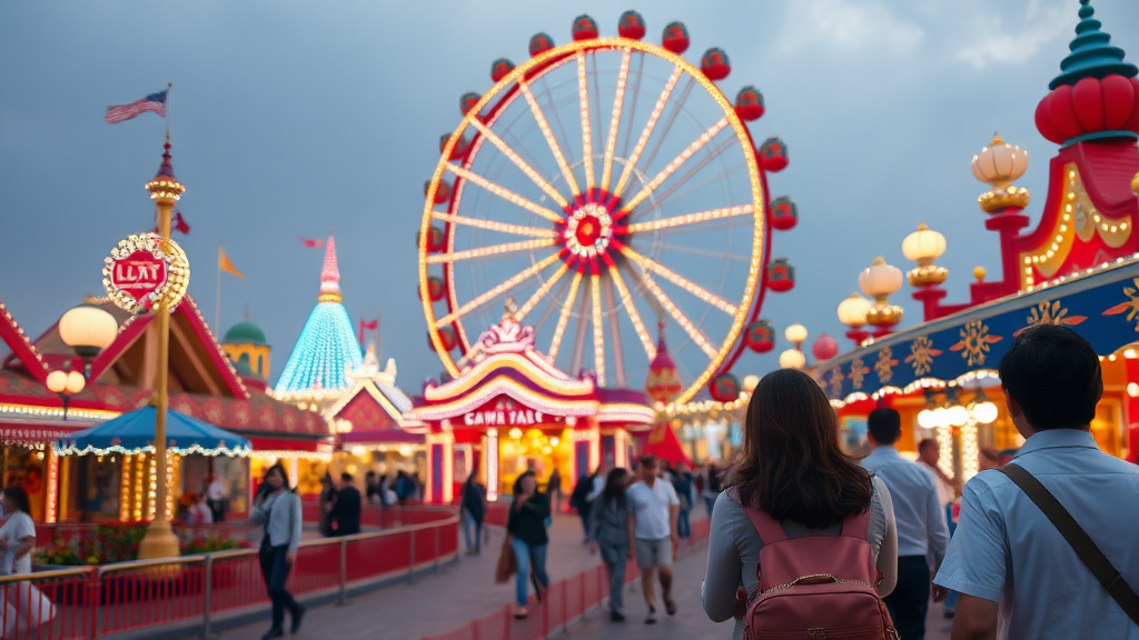 설 연휴 롯데월드 방문, 놓치면 후회할 할인 혜택 총정리 (realistic 스타일)