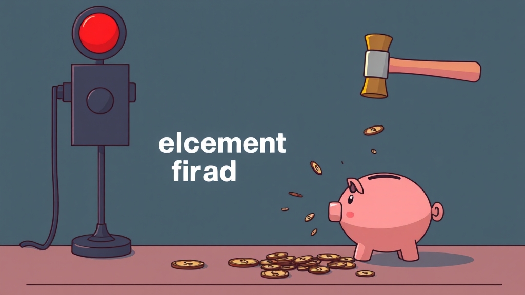 주요 부정수급 사례 (illustration 스타일)