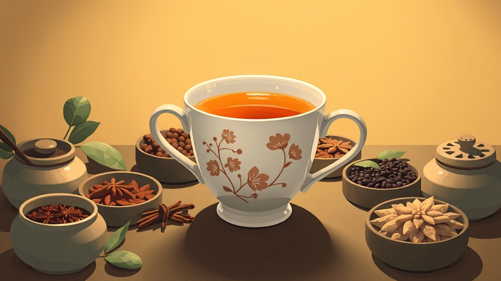 루이보스 차 관련 궁금증 (illustration 스타일)
