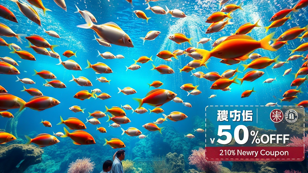 롯데월드 아쿠아리움 입장료 할인 정보 상세 안내 (realistic 스타일)