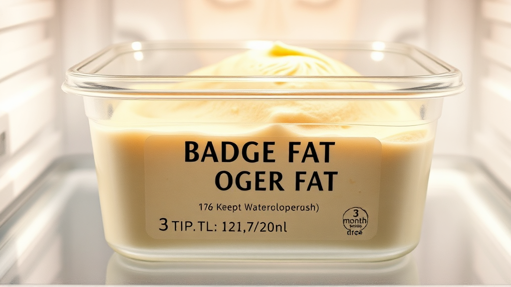 오소리기름, 어떻게 보관해야 할까요? (watercolor 스타일)