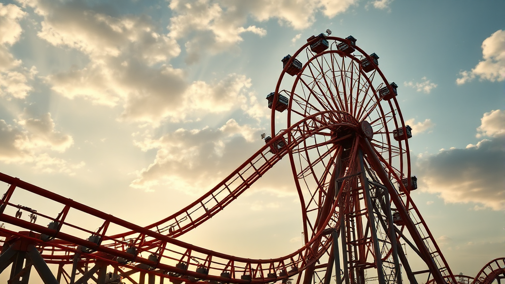 주가 변동성, 왜 클까? (realistic 스타일)