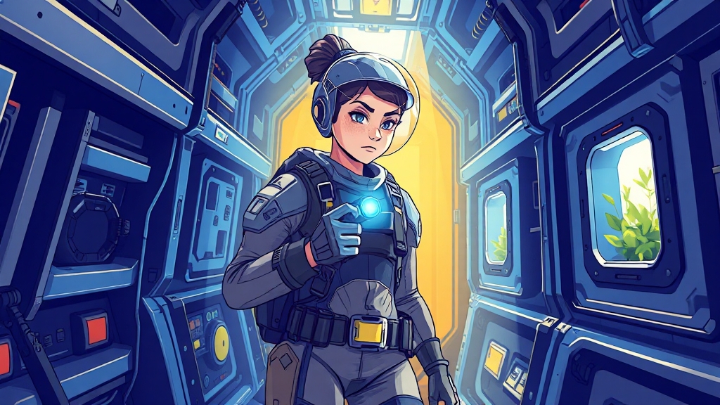 폐소공포증 극복 전략 (illustration 스타일)