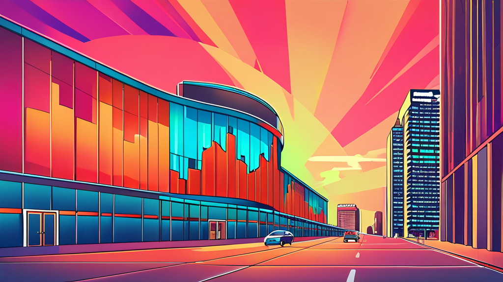 대형주 강세, 투자 심리 회복의 증거 (cartoon 스타일)