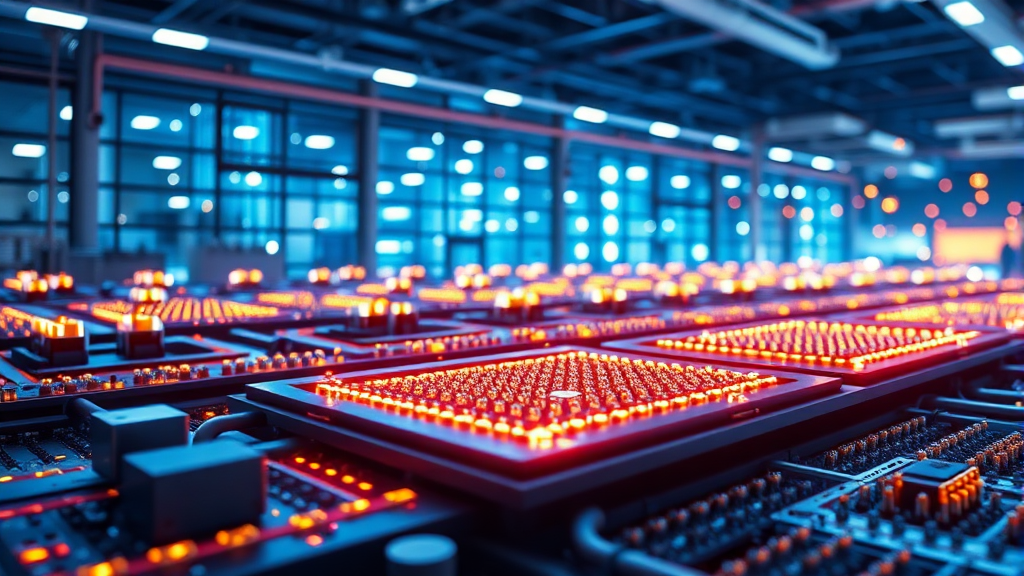 첨단 공정 경쟁: EUV와 차세대 기술의 중요성 (realistic 스타일)