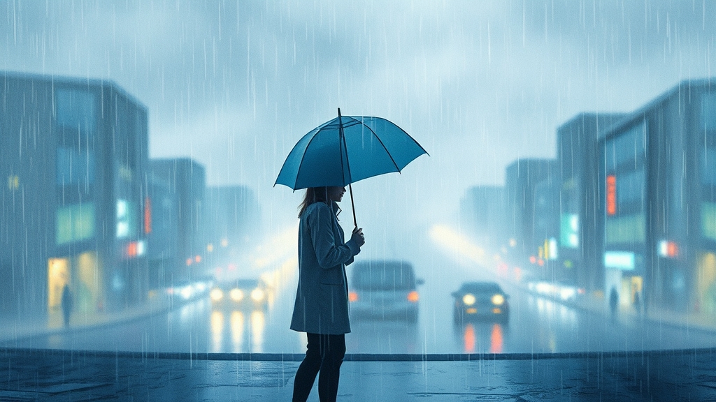 레이더 영상, 왜 중요할까? (watercolor 스타일)