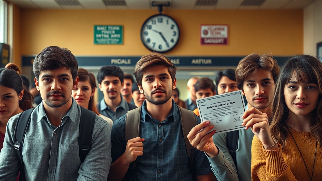 수능 유의사항 (realistic 스타일)