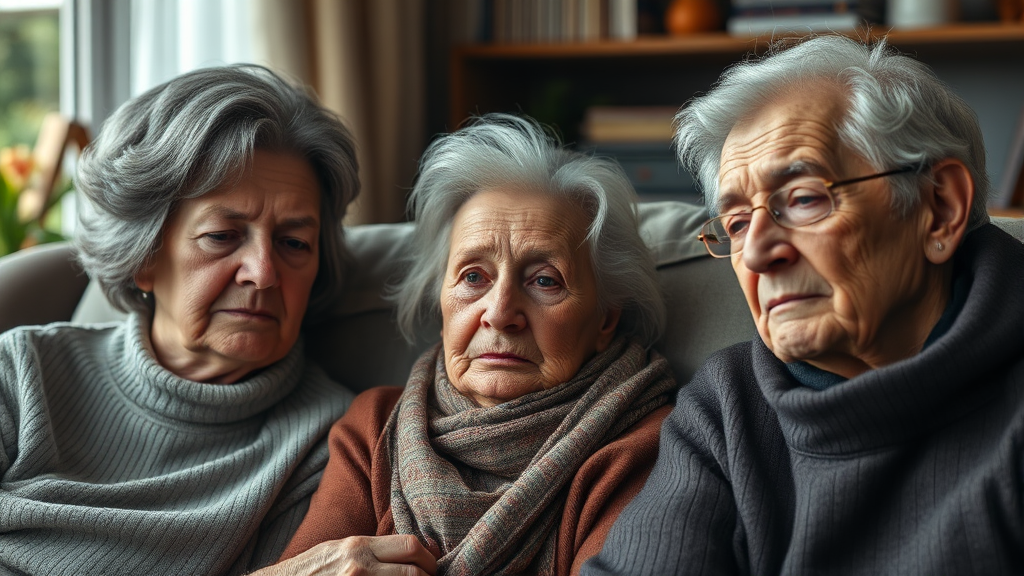 치매 부모 간병, 왜 힘들까? (realistic 스타일)