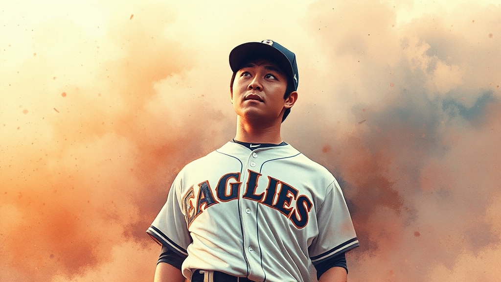 팀의 가을 야구 진출 가능성 (watercolor 스타일)