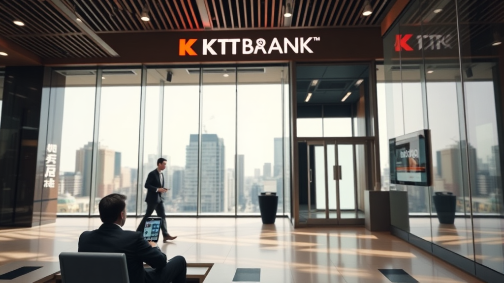 기관 투자자들의 선택: 케이뱅크의 가치는? (realistic 스타일)