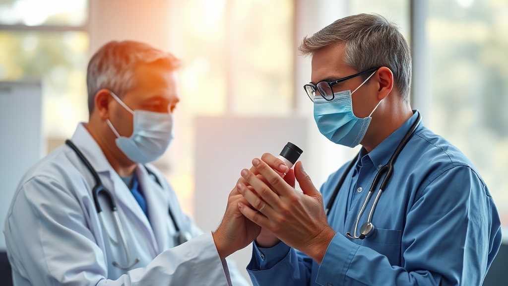 보건증 검사 결과 정상 수치란? (realistic 스타일)