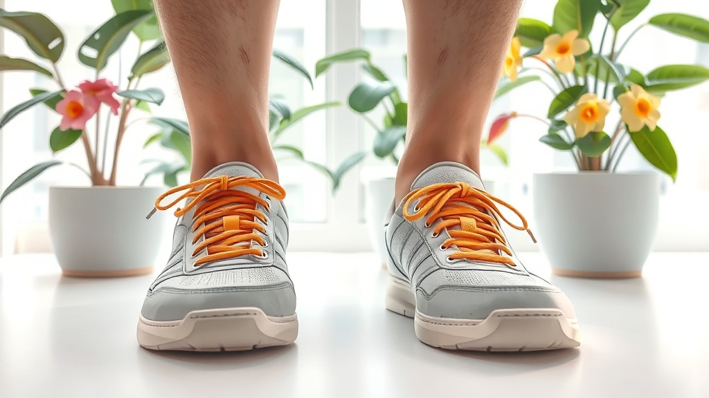 족저근막염, 생활 습관으로 완화하기 (realistic 스타일)
