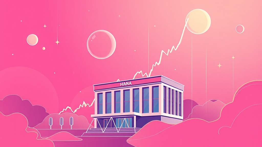 주가 상승, 배경은? (illustration 스타일)