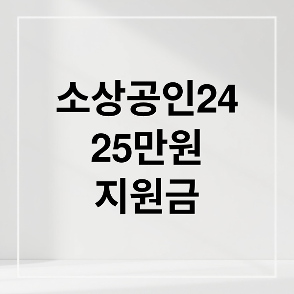 소상공인24
25만원
지원금 (소상공인24 지원금 25만)