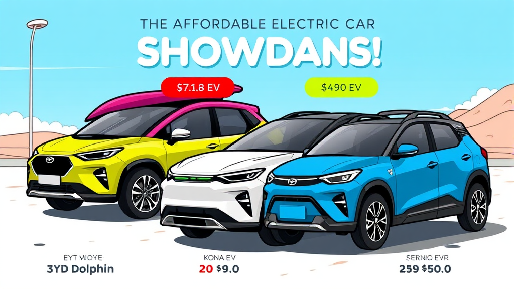 경쟁 모델 비교 및 가성비 분석 (cartoon 스타일)