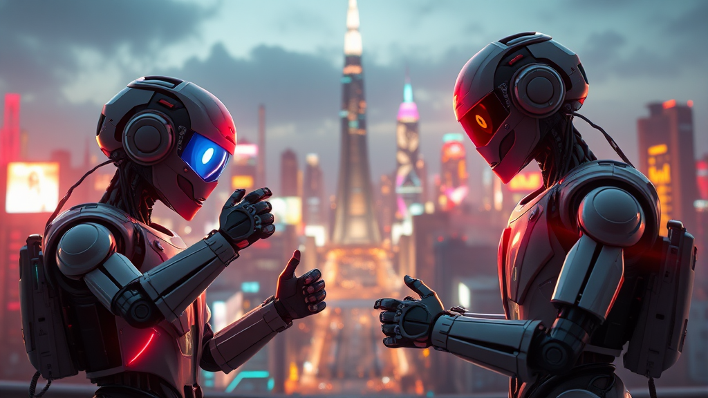 챗GPT 해지 후, 대체 서비스는? (realistic 스타일)