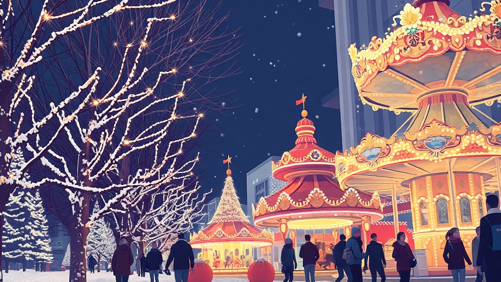 마켓 위치 및 기본 정보 (illustration 스타일)