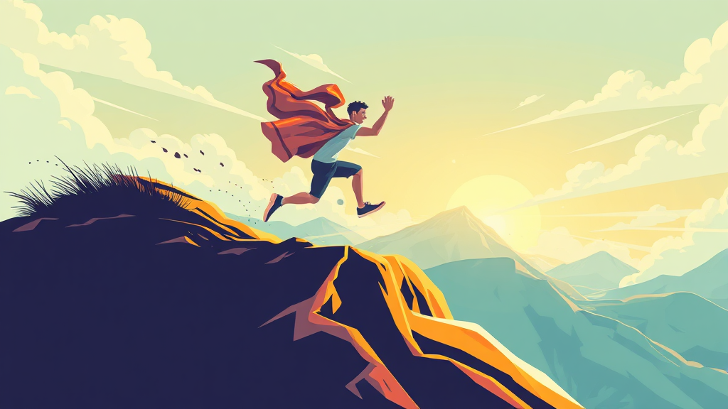 2026년, 새로운 도전과 성장 (illustration 스타일)