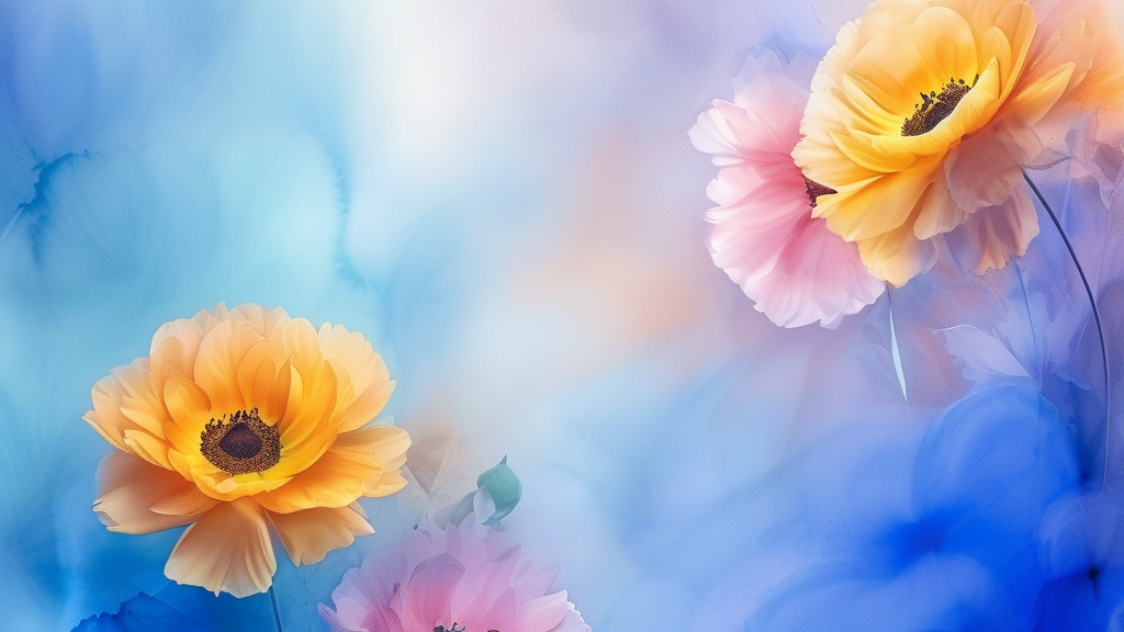 췌장암 치료, 희망을 주는 사례와 가능성 (watercolor 스타일)