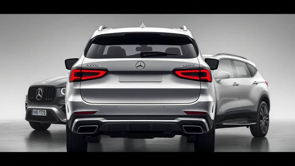 GV70 vs 경쟁 SUV: 디자인 비교 (realistic 스타일)