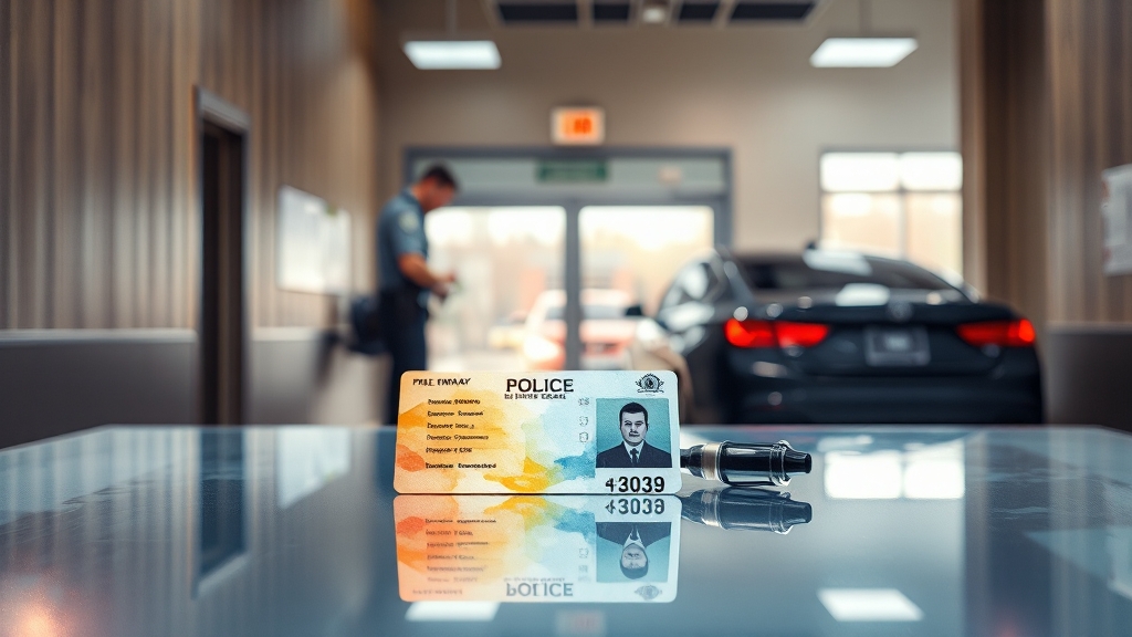 임시 운전면허증 발급 방법 (watercolor 스타일)