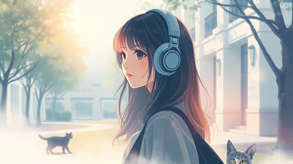 혼자만의 힐링 (watercolor 스타일)