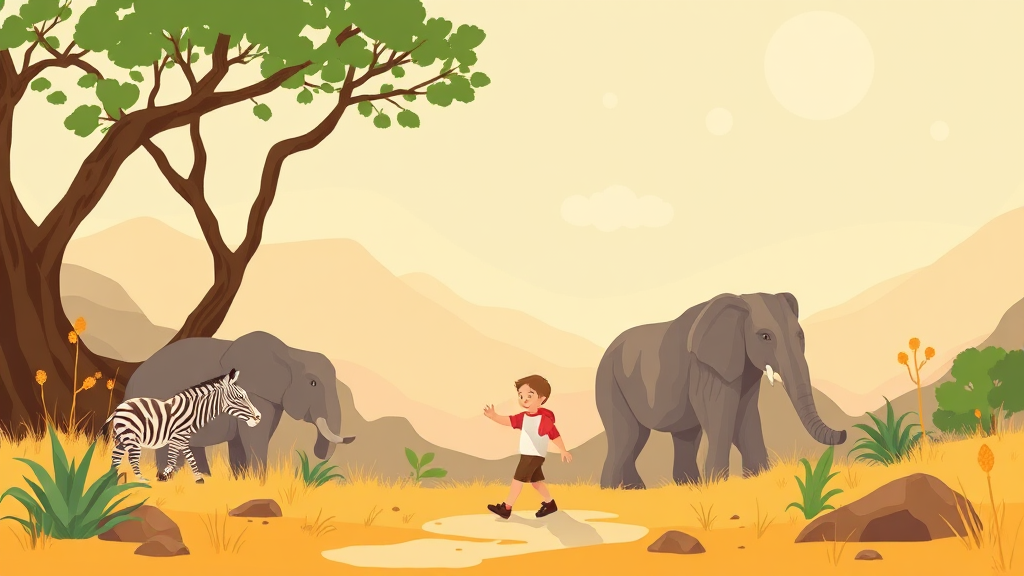 아이와 함께하는 로스트밸리 워킹사파리 완벽 가이드 (illustration 스타일)