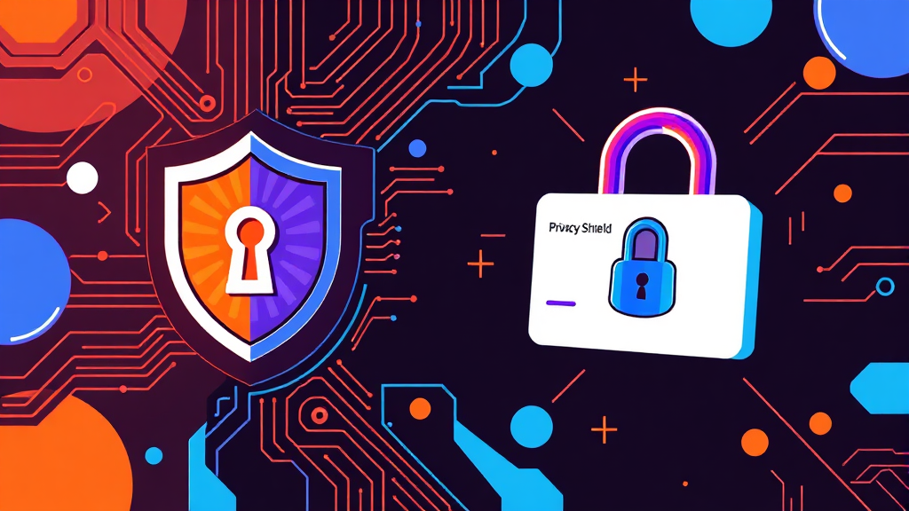 개인정보 유출 피해 예방 (illustration 스타일)