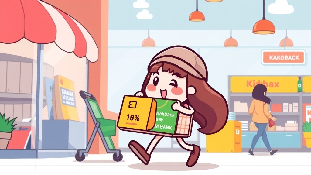 아이엠뱅크 체크카드 캐시백 분석 (cartoon 스타일)