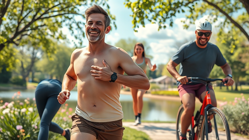 심장병 예후와 장기 관리 전략 (realistic 스타일)