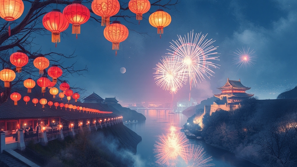 2025 진주유등축제 기본 정보 (watercolor 스타일)