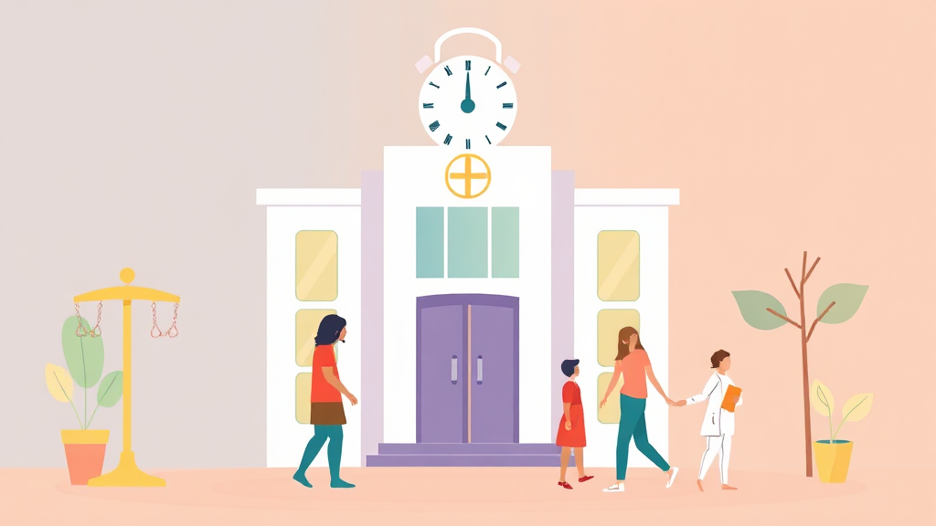 의료급여 변경, 왜 필요할까? (illustration 스타일)