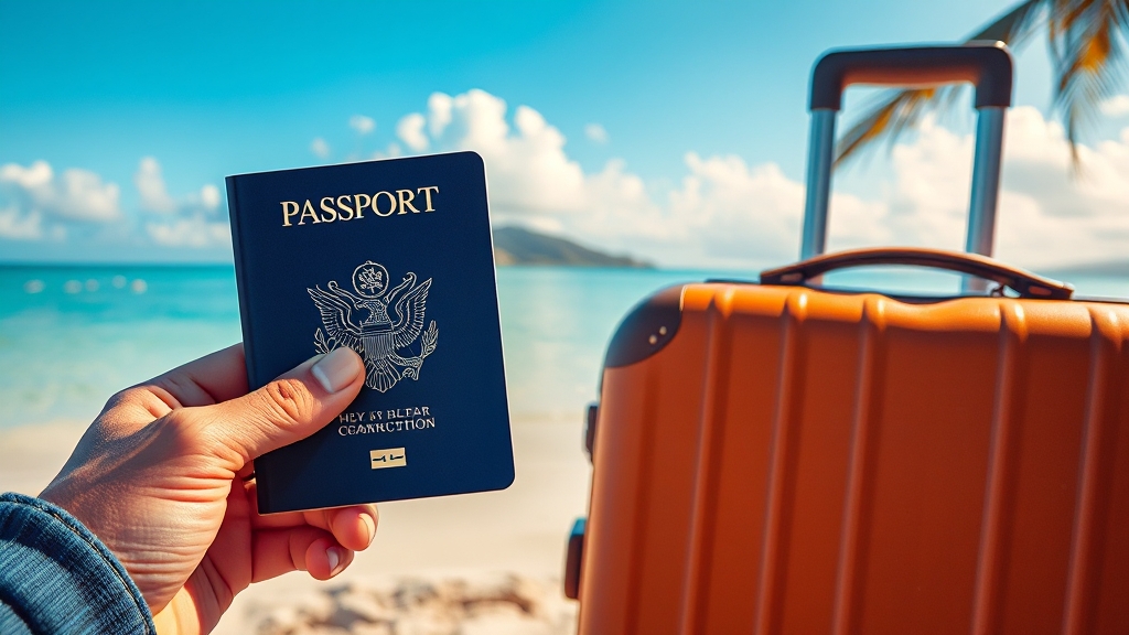 사이판 입국 절차 및 필요 서류 (realistic 스타일)