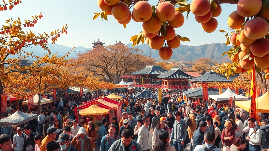 축제 핵심 정보 (realistic 스타일)