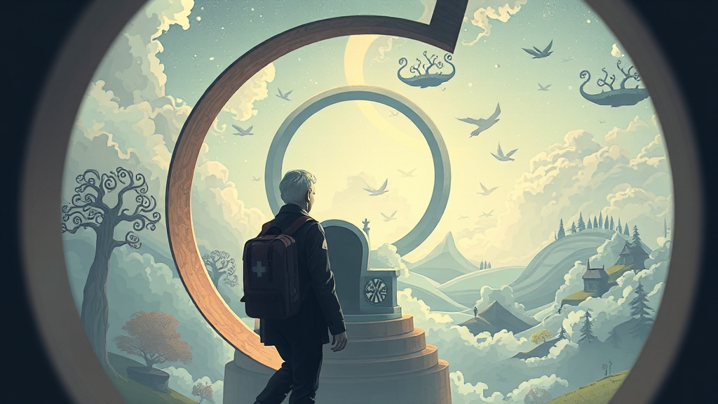 꿈 해몽 시 주의사항 (illustration 스타일)