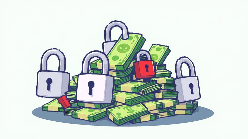 의무보유 확약 및 유통 가능 물량 (cartoon 스타일)