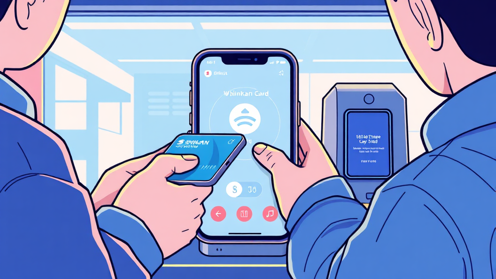 신한카드 애플페이 사용처 및 주의사항 총정리 (illustration 스타일)