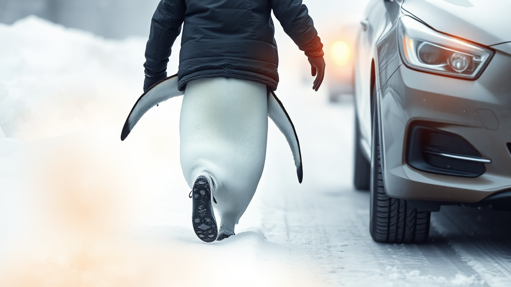 겨울철 안전사고 완벽 대비! 5 빙판길 안전 보행 & 운전 요령 (watercolor 스타일)