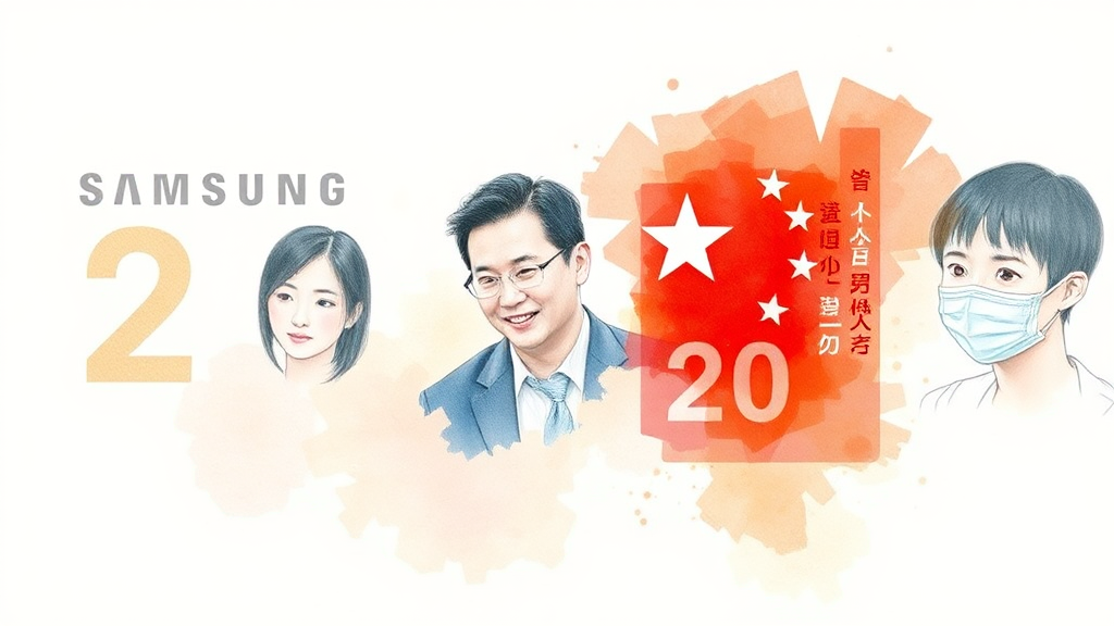 1월 8일 주요 뉴스 (watercolor 스타일)