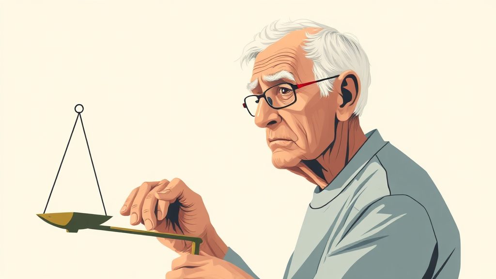 조기수령 결정 시 고려사항 (illustration 스타일)