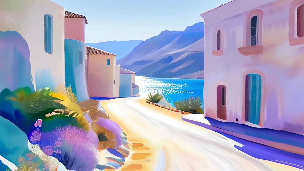 장기렌트 vs 리스: 현명한 선택을 위한 비교 분석 (watercolor 스타일)