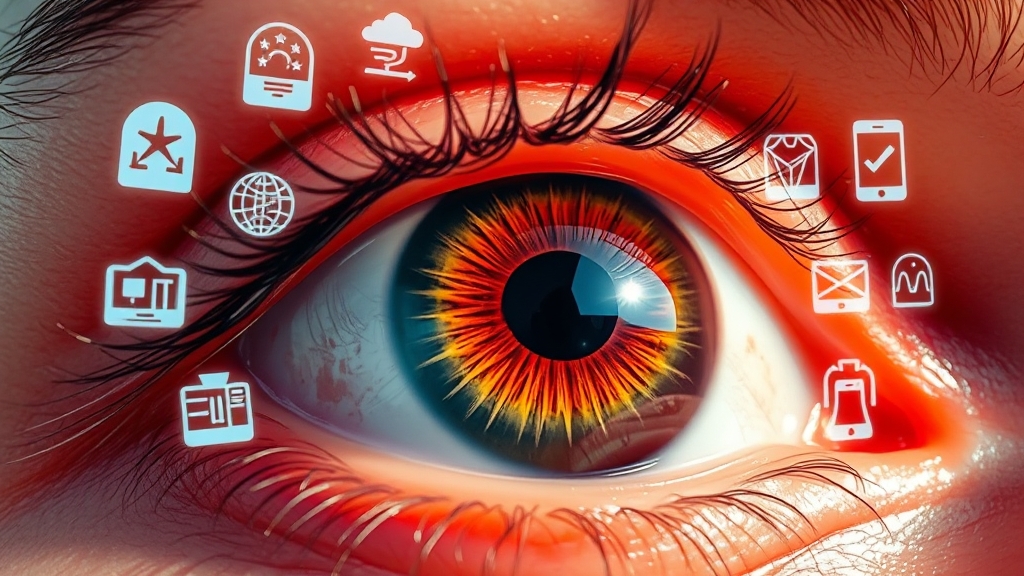 눈 충혈, 왜 생기는 걸까? (realistic 스타일)