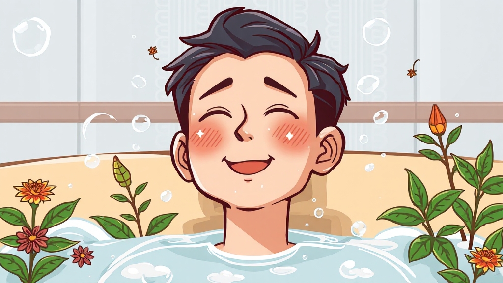 콜린성 두드러기의 대체 치료와 새로운 접근 (cartoon 스타일)