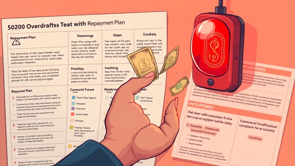 마통, 연체되면 큰일나요! (illustration 스타일)