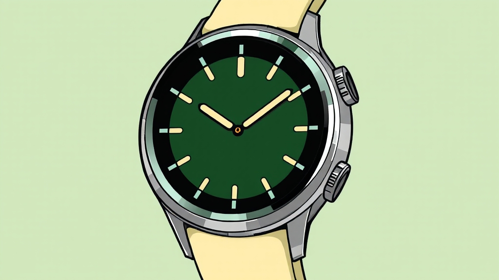 갤럭시 워치7 주요 특징 (cartoon 스타일)