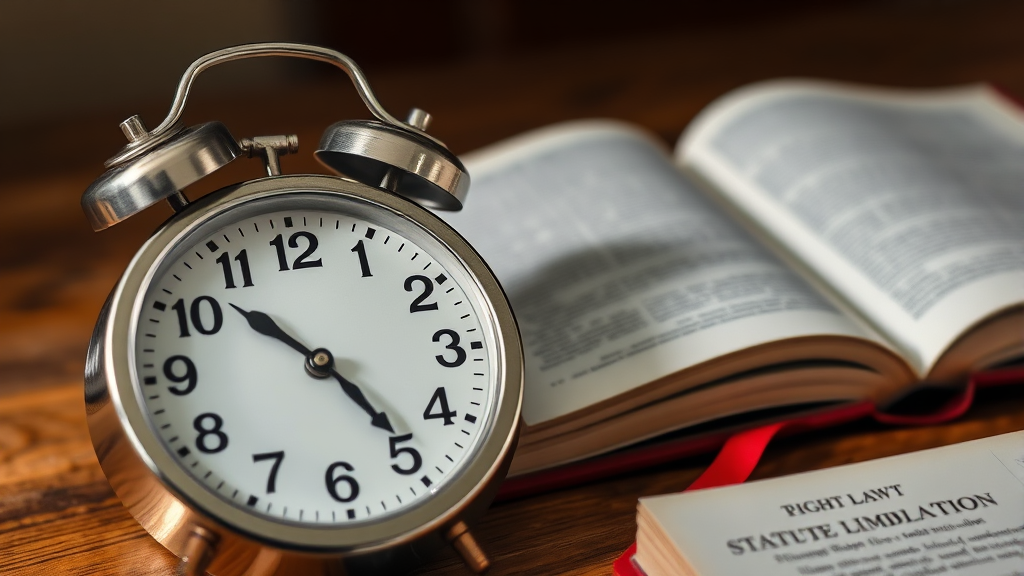 소멸시효, 언제부터 시작될까요? (기산점) (realistic 스타일)