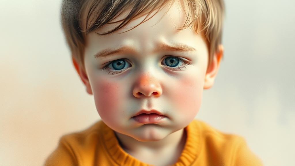 감기, 비염 반복의 악순환 (watercolor 스타일)